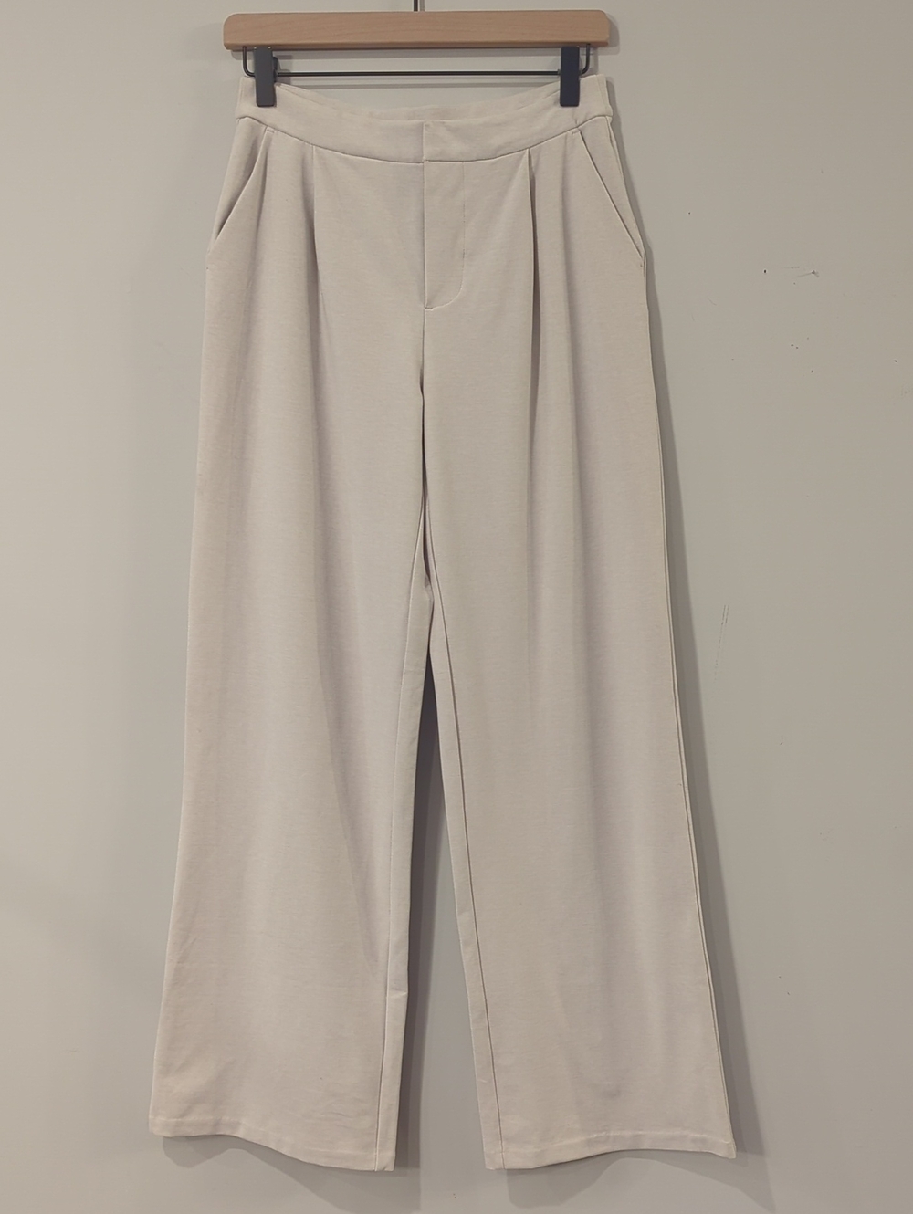 Vuori Elevation Trouser Ecru Heather size Small Wide Leg Pants - Picture 4 of 9